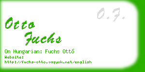 otto fuchs business card